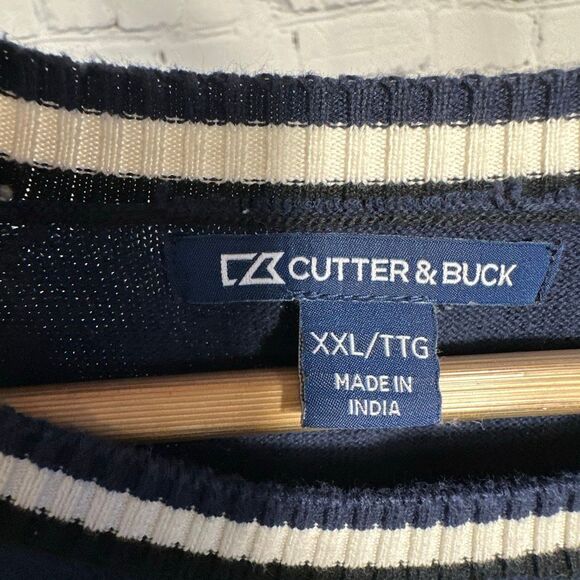 Cutter Buck WVU Mountaineers Sweater XXL Crewneck Raglan Pullover - Picture 4 of 8